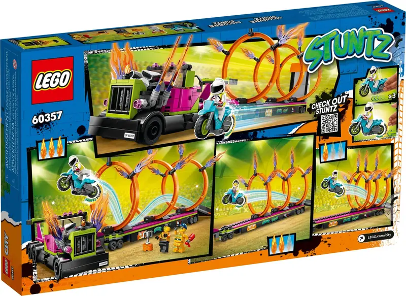 LEGO 60357 Wyzwanie kaskaderskie - ciężarówka i ogniste obręcze zdjęcie 3