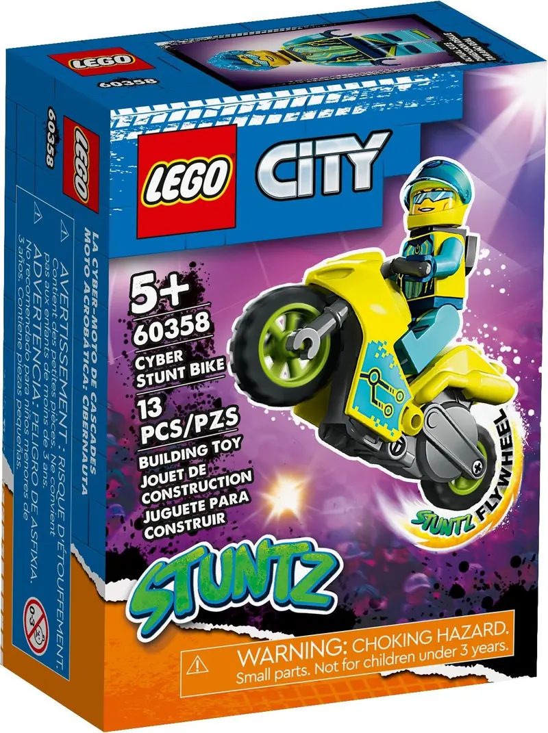 LEGO 60358 Cybermotocykl kaskaderski zdjęcie 2