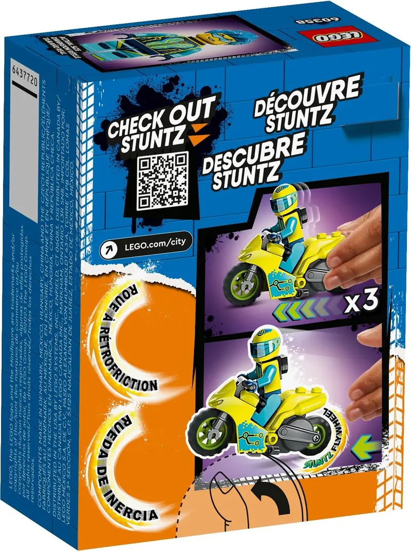 LEGO 60358 Cybermotocykl kaskaderski zdjęcie 4