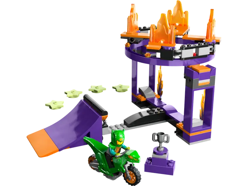 LEGO 60359 Wyzwanie kaskaderskie – rampa z kołem do przeskakiwania