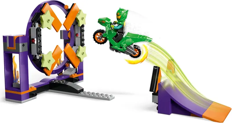 LEGO 60359 Wyzwanie kaskaderskie – rampa z kołem do przeskakiwania zdjęcie 3