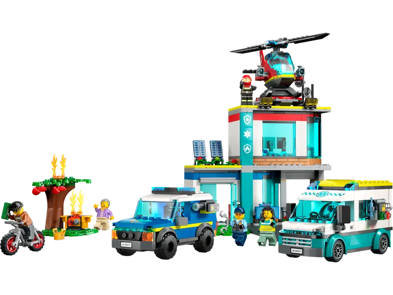 LEGO 60371 Parking dla pojazdów uprzywilejowanych
