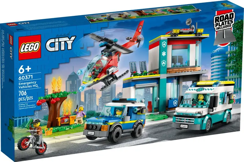 LEGO 60371 Parking dla pojazdów uprzywilejowanych zdjęcie 4