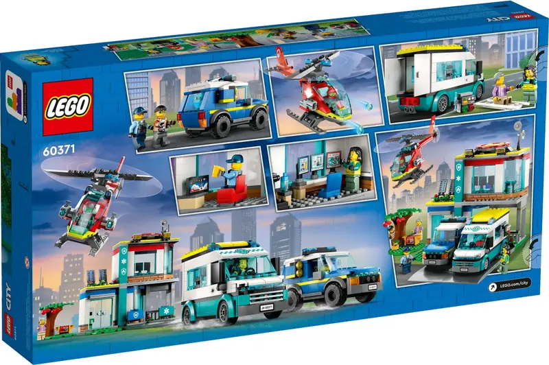 LEGO 60371 Parking dla pojazdów uprzywilejowanych zdjęcie 2