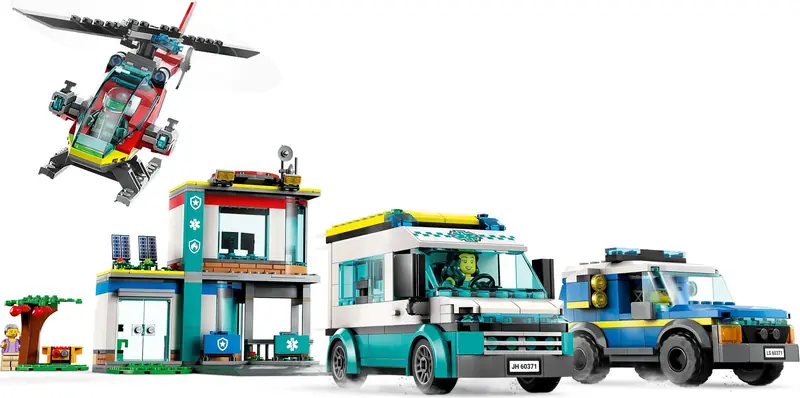 LEGO 60371 Parking dla pojazdów uprzywilejowanych zdjęcie 5