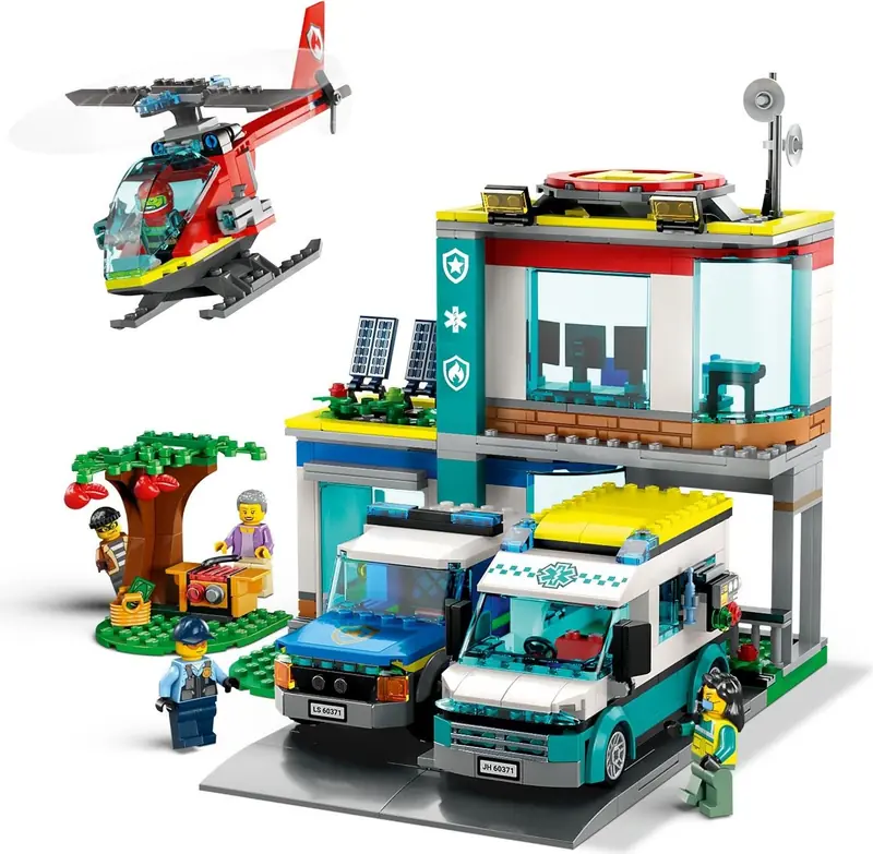 LEGO 60371 Parking dla pojazdów uprzywilejowanych zdjęcie 6
