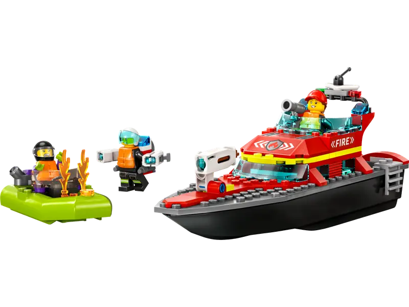 LEGO 60373 Łódź strażacka