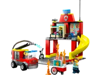 LEGO 60375 Remiza strażacka i wóz strażacki