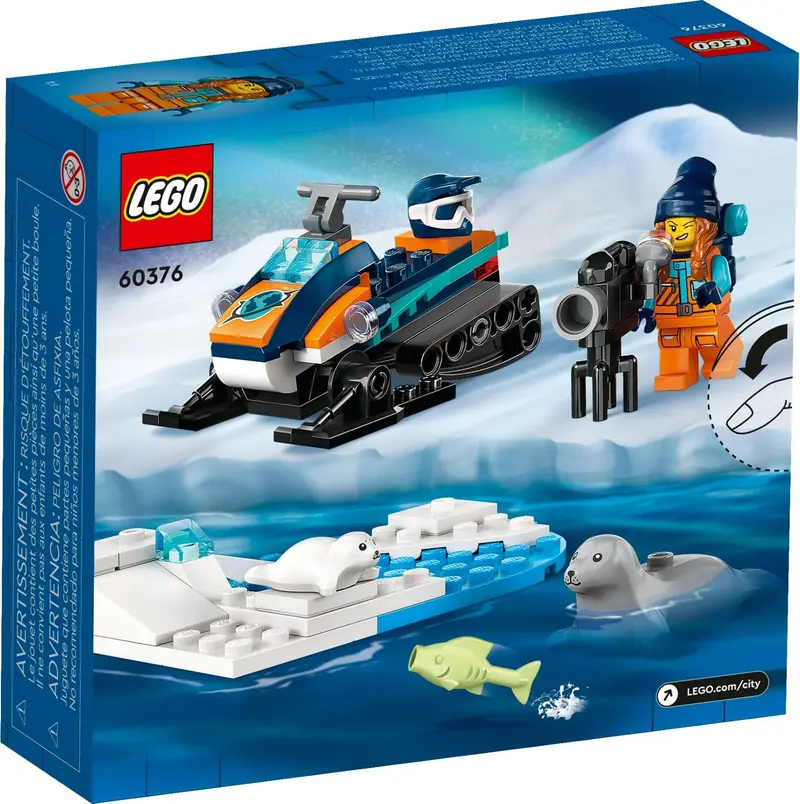 LEGO 60376 Skuter śnieżny badacza Arktyki zdjęcie 4