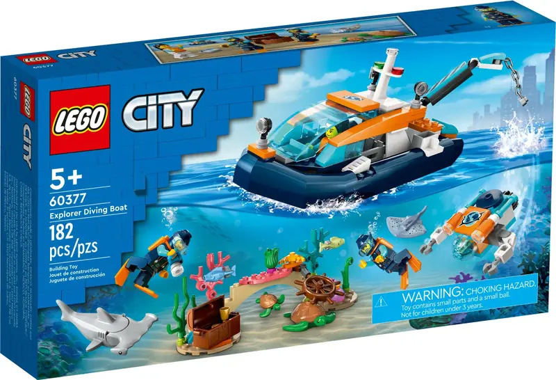 LEGO 60377 Łódź do nurkowania badacza zdjęcie 4