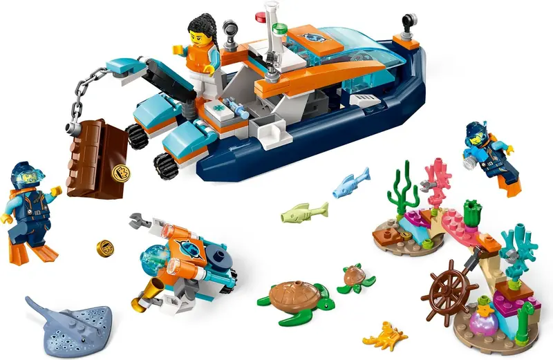 LEGO 60377 Łódź do nurkowania badacza zdjęcie 6