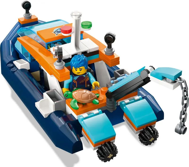 LEGO 60377 Łódź do nurkowania badacza zdjęcie 3
