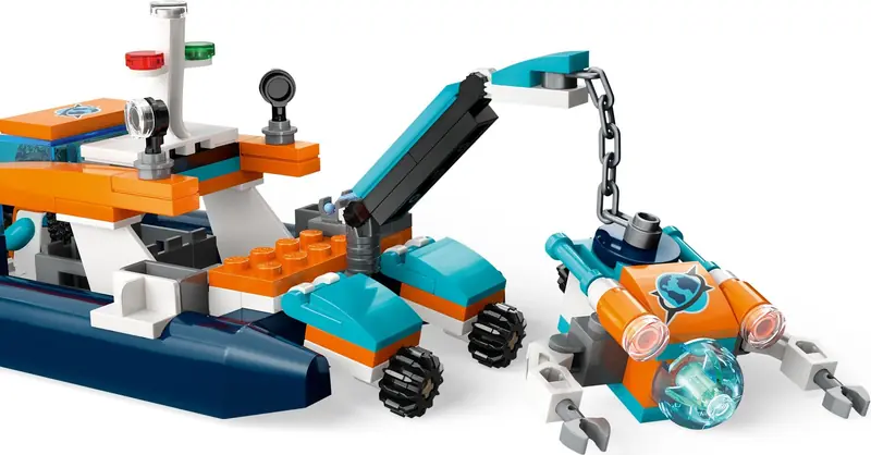 LEGO 60377 Łódź do nurkowania badacza zdjęcie 5