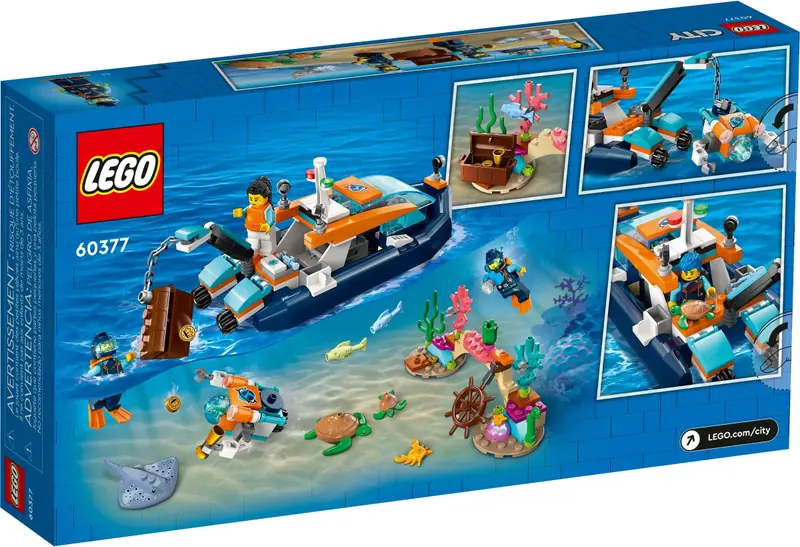 LEGO 60377 Łódź do nurkowania badacza zdjęcie 2