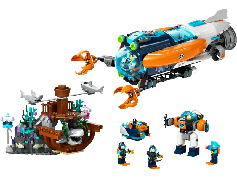 LEGO 60379 Łódź podwodna badacza dna morskiego