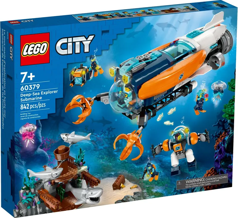 LEGO 60379 Łódź podwodna badacza dna morskiego zdjęcie 5