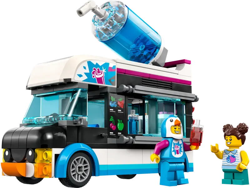 LEGO 60384 Pingwinia furgonetka ze slushem