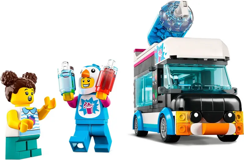 LEGO 60384 Pingwinia furgonetka ze slushem zdjęcie 4