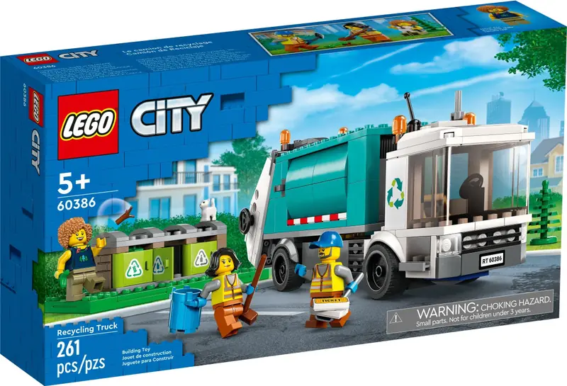 LEGO 60386 Ciężarówka recyklingowa zdjęcie 2