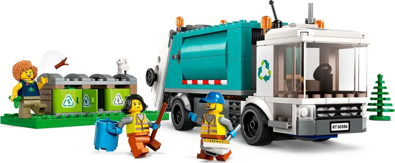 LEGO 60386 Ciężarówka recyklingowa zdjęcie 5