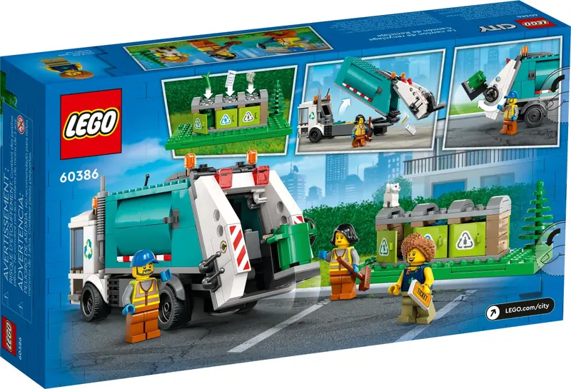 LEGO 60386 Ciężarówka recyklingowa zdjęcie 4