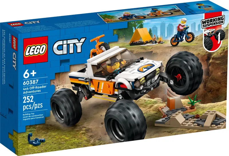 LEGO 60387 Przygody samochodem terenowym z napędem 4x4 zdjęcie 2