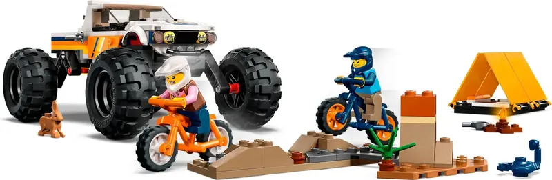 LEGO 60387 Przygody samochodem terenowym z napędem 4x4 zdjęcie 5
