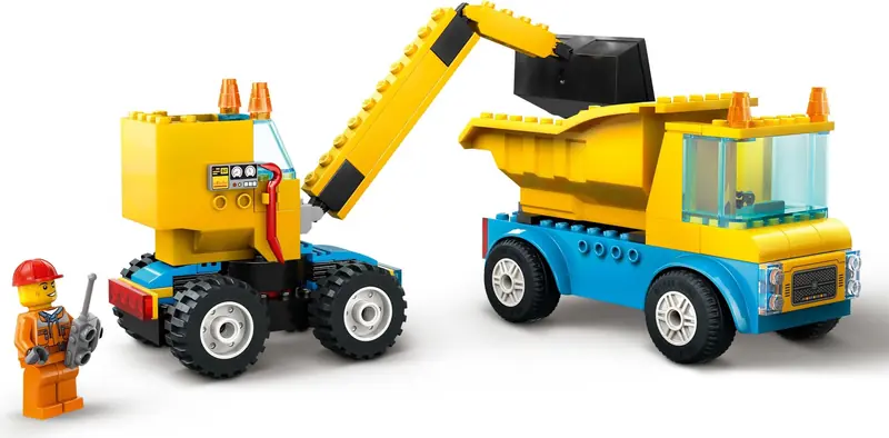 LEGO 60391 Ciężarówki i dźwig z kulą wyburzeniową zdjęcie 6