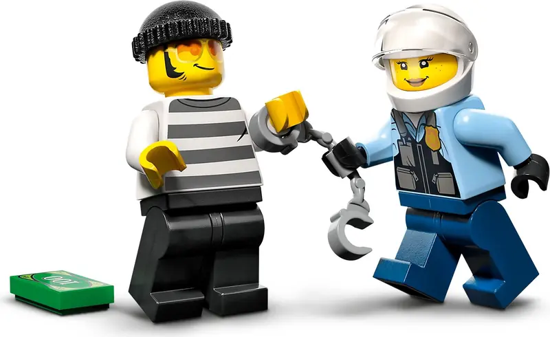 LEGO 60392 Motocykl policyjny – pościg za samochodem zdjęcie 5