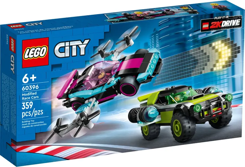 LEGO 60396 Podrasowane samochody wyścigowe zdjęcie 2