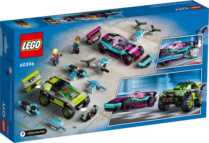 LEGO 60396 Podrasowane samochody wyścigowe zdjęcie 6