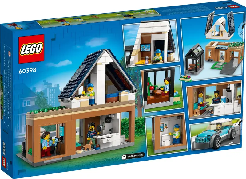 LEGO 60398 Domek rodzinny i samochód elektryczny zdjęcie 7