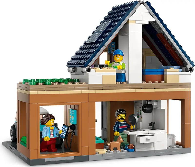 LEGO 60398 Domek rodzinny i samochód elektryczny zdjęcie 3