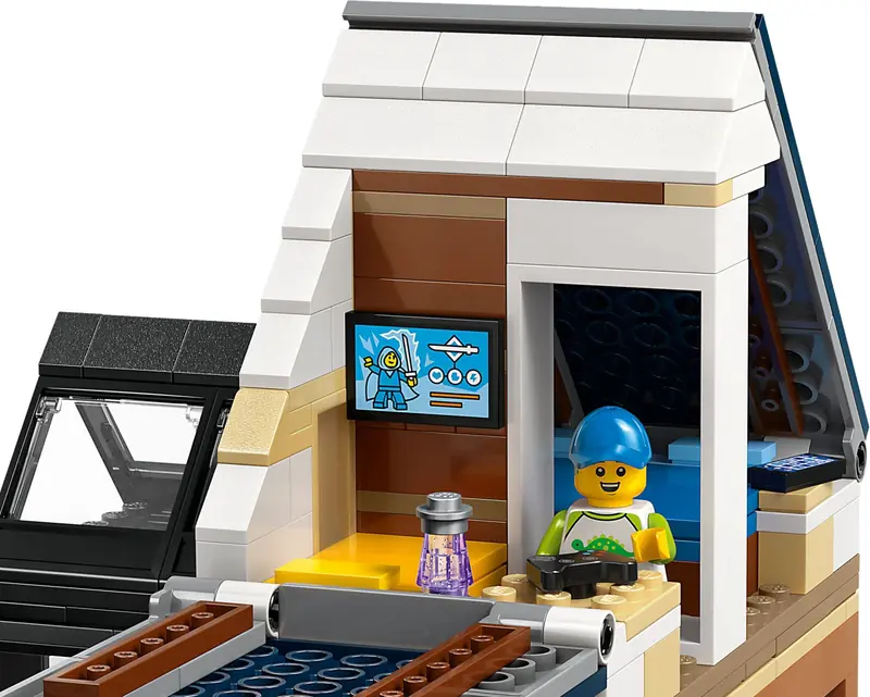 LEGO 60398 Domek rodzinny i samochód elektryczny zdjęcie 10