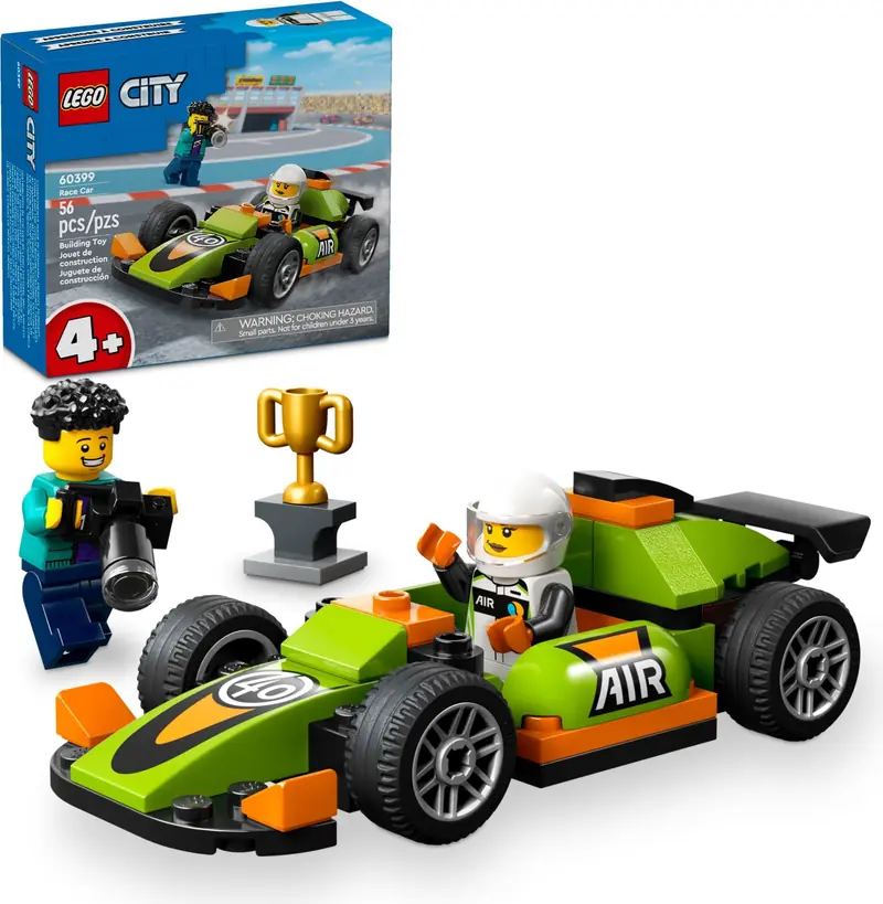 LEGO 60399 Zielony samochód wyścigowy zdjęcie 2