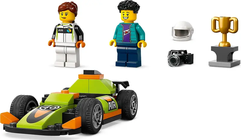 LEGO 60399 Zielony samochód wyścigowy zdjęcie 3