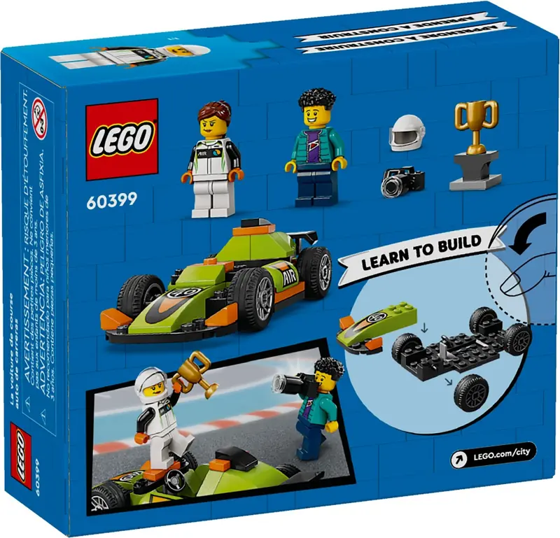 LEGO 60399 Zielony samochód wyścigowy zdjęcie 5