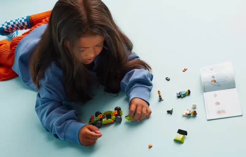 LEGO 60399 Zielony samochód wyścigowy zdjęcie 7