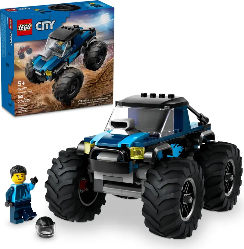 LEGO 60402 Niebieski monster truck zdjęcie 2