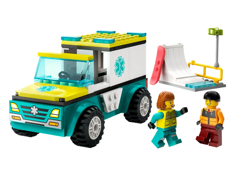 LEGO 60403 Karetka i snowboardzista