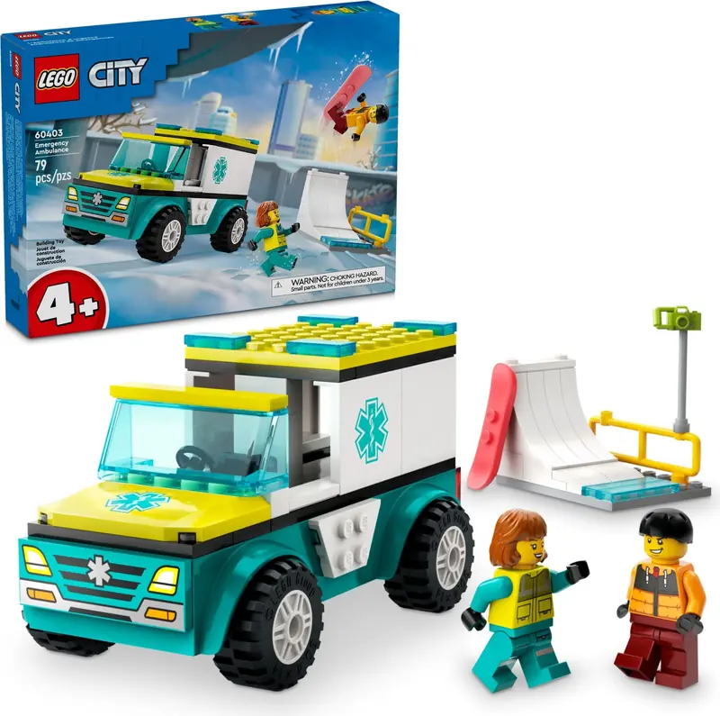 LEGO 60403 Karetka i snowboardzista zdjęcie 2