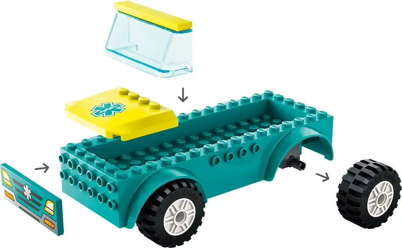 LEGO 60403 Karetka i snowboardzista zdjęcie 3