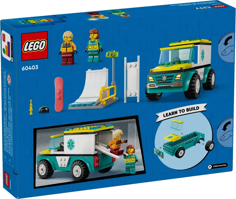 LEGO 60403 Karetka i snowboardzista zdjęcie 5