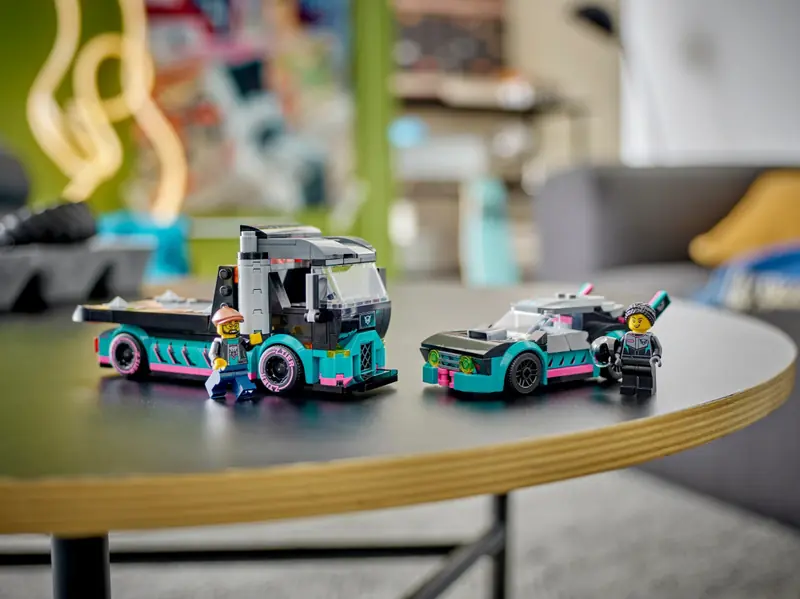 LEGO 60406 Samochód wyścigowy i laweta zdjęcie 9