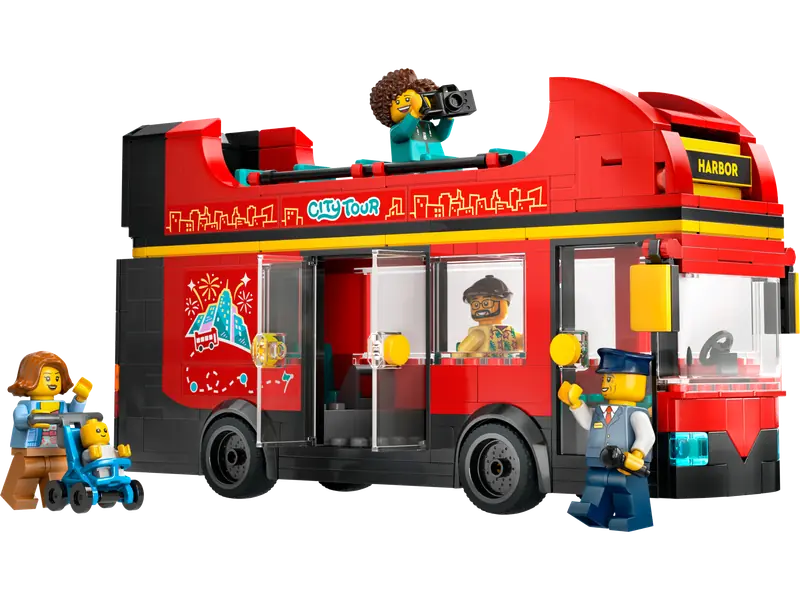LEGO 60407 Czerwony, piętrowy autokar