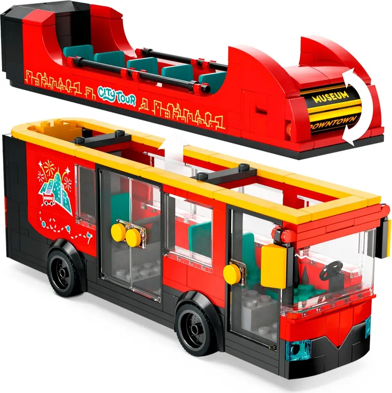 LEGO 60407 Czerwony, piętrowy autokar zdjęcie 3