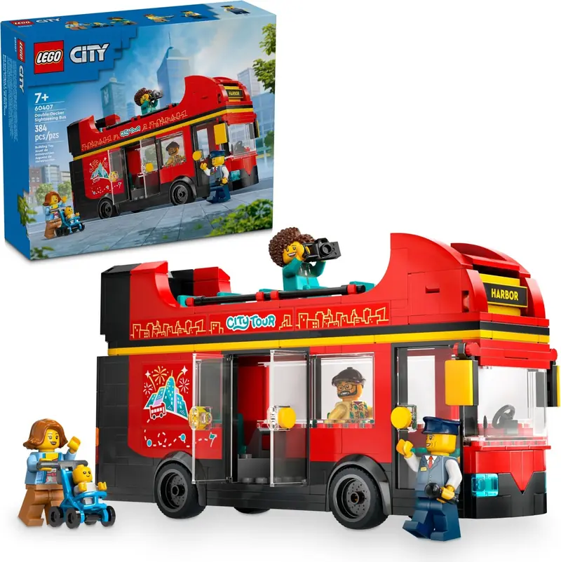 LEGO 60407 Czerwony, piętrowy autokar zdjęcie 6