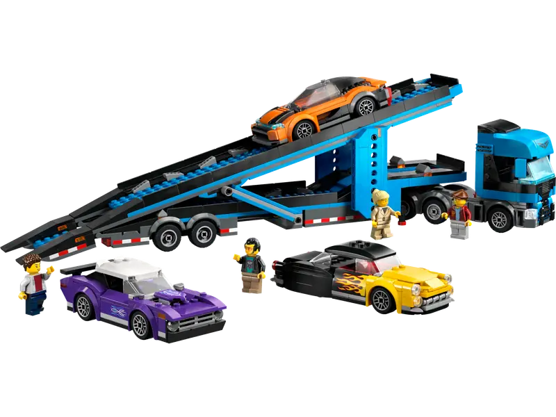 LEGO 60408 Laweta z samochodami sportowymi