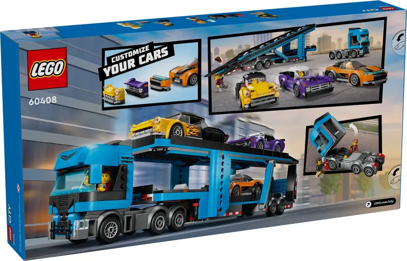 LEGO 60408 Laweta z samochodami sportowymi zdjęcie 6