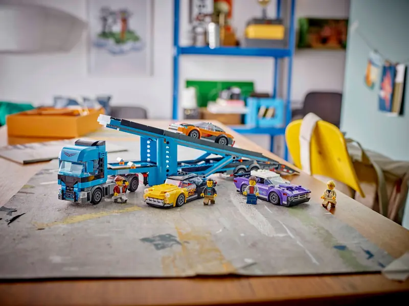 LEGO 60408 Laweta z samochodami sportowymi zdjęcie 10